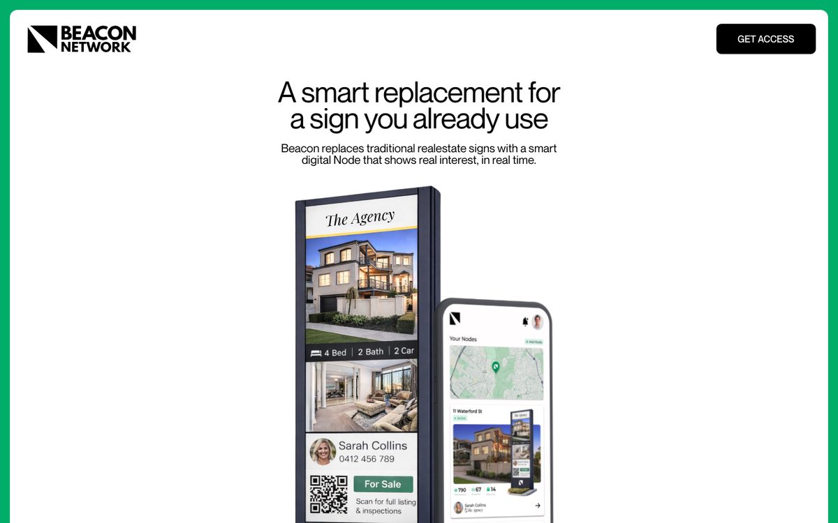 Beacon Network website