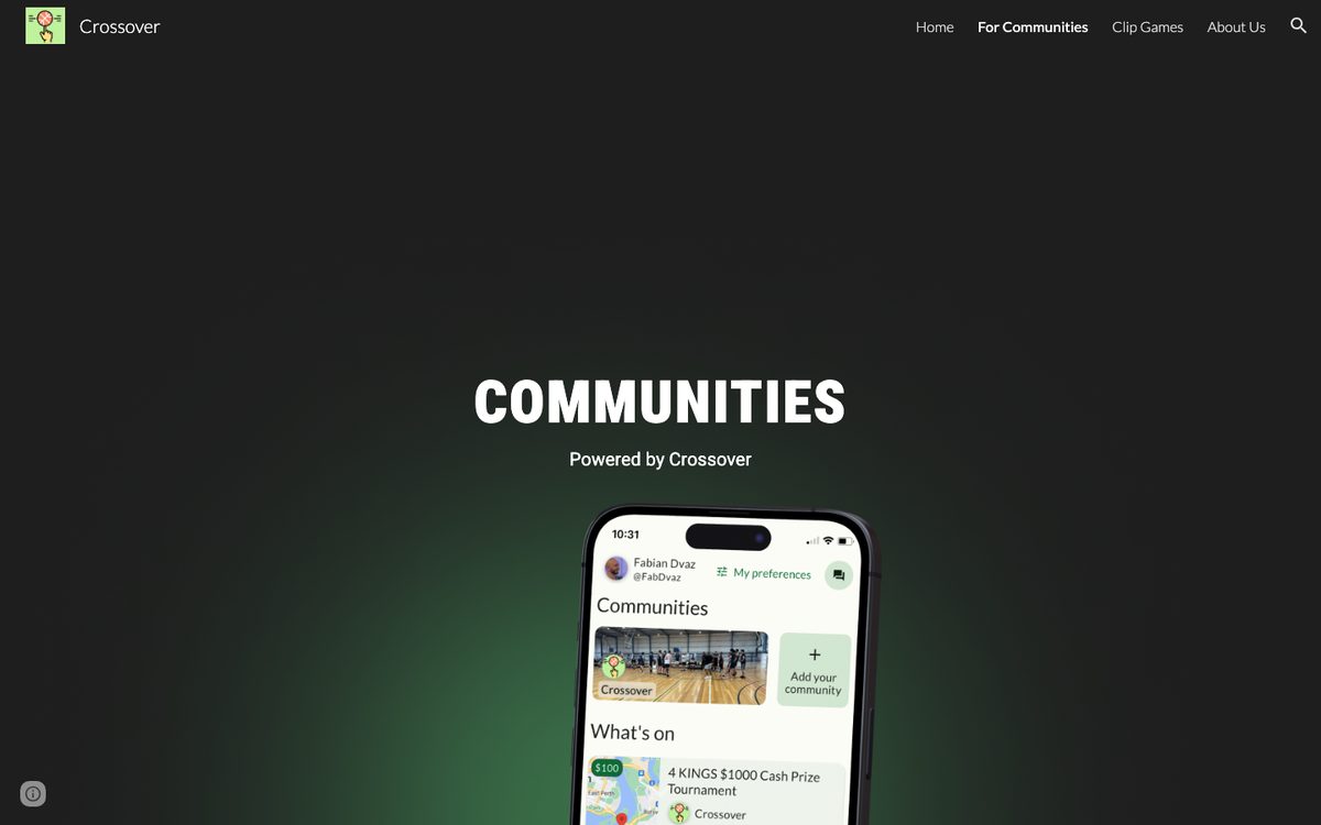 Crossover website