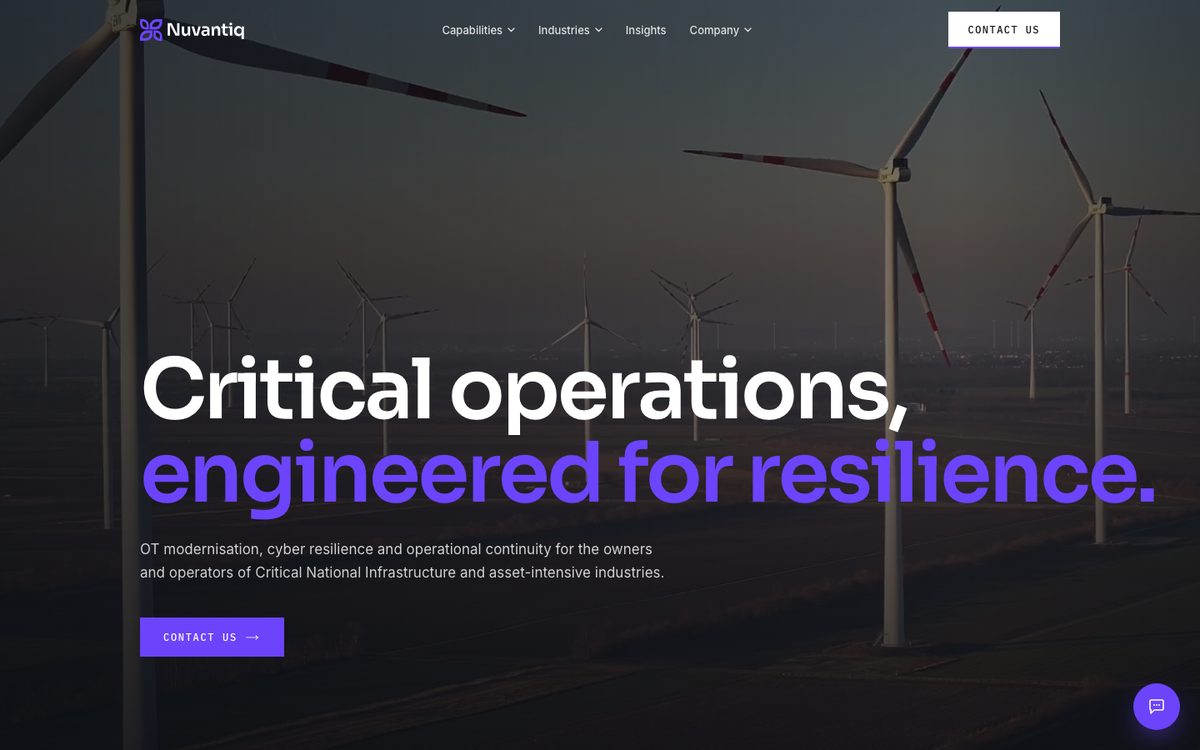 Nuvantiq website