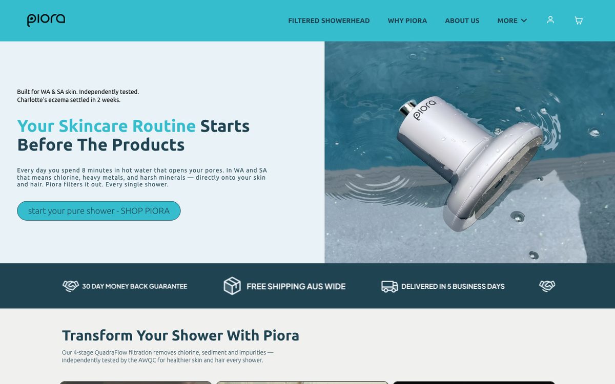 Piora website