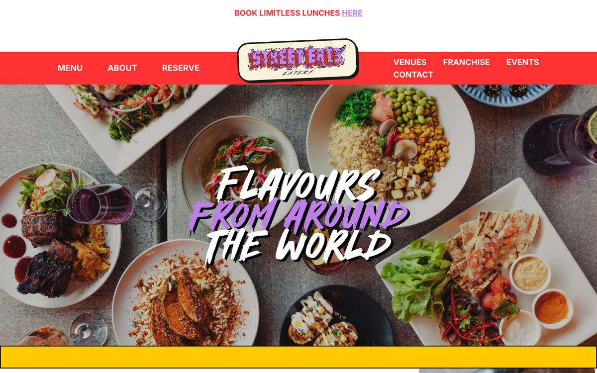 Street Eats Eatery website